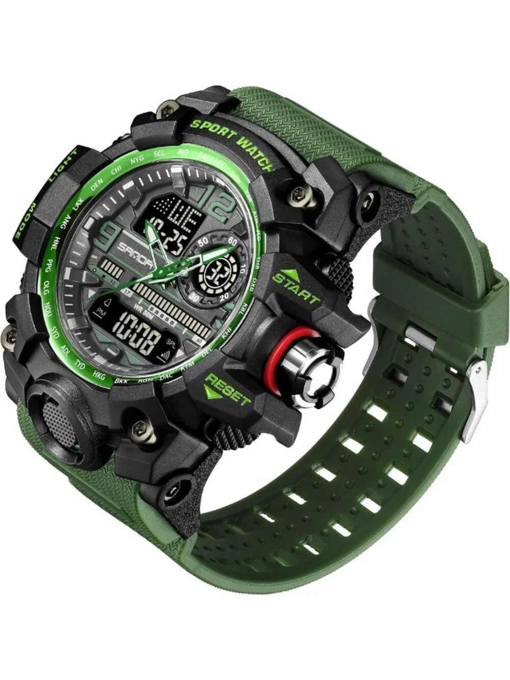 Men's Waterproof Sports Watch | Multi-Function Military Tactics LED Alarm